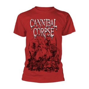Cannibal Corpse - Pile Of Skulls (Red) - Червена тениска
