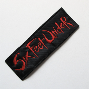 Six Feet Under - Red logo - Patch - Нашивка