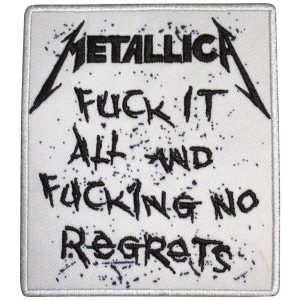 Metallica - No Regrets - Нашивка