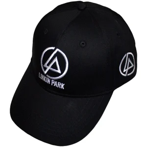 Linkin Park Unisex Baseball Cap: Concentric Side Logo (Black) - Шапка