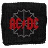 AC/DC Embroidered Wristband - Black Ice Logo - Накитник