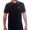 AC/DC - Unisex Polo Shirt - Classic Logo (Black) - Риза с къс ръкав