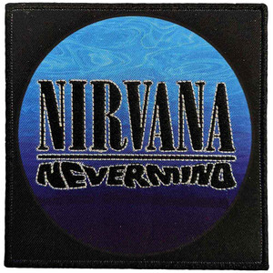 Nirvana Standard Patch: Nevermind Wavy Logo - Нашивка