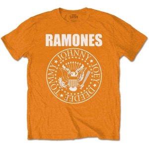 Ramones Kids T-Shirt: Presidential Seal (Orange) - Детска тениска
